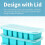 Dishwasher Safe Flexible Chilling Molds With-Purple 5