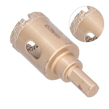 28mm Dreieckiger Spannfutter-Bohrkrone für Glas, Keramik und Marmor