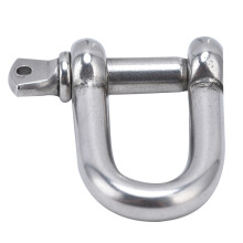 Stainless Steel D-Shaped Bow Shackle M6 for Chains, Camping & Towing