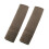 Microfiber Car Seatbelt Pad Covers Brown 27x6.5 cm 2 pcs 1