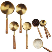 Cooking Utensils Measuring Cup Stainless Measuring Cups Set Grade Stainless Measuring Cups Tablespoon and Teaspoon for Dry & Liquid