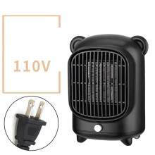Portable Space Heater Black 3 Modes Adjustable Thermostat
