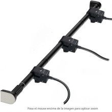 Supporto per ghirlande natalizie resistente - Robusto supporto multi-gancio per ghirlande e luci, facile da montare, salvaspazio per decorazioni