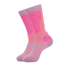 Calze da stivale iOPQO, calze lunghe per bambini, calze lunghe, calze da snowboard, calze da sci, viola S