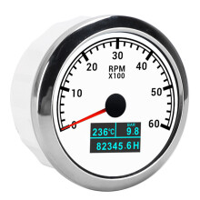 3-in-1 6000 U/min Wasser-Temperatur Öl-Druck Stundenanzeige IP67 wasserdicht für Auto Boot LKW