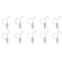 Gâchette ressort porte de cage 20PCS - Métal pour fixation clôture lapin