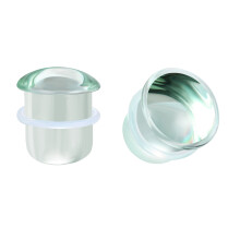 1 pár 3-25MM jednoduché rozšířené špunty do uší, tunely, skleněné ušní měřidla, protahování ušních lalůčků, piercing