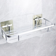 Rangement et organisation de salle de bain, étagère de rangement perforée pour salle de bain, panier mural en aluminium, étagère pour lavabo.