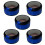 5 stk. nylon ovnknapper - passer til 58 mm knapper, blå 1