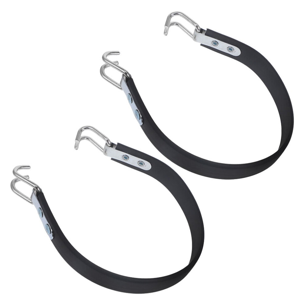 Homemaxs Portable Battery Lifting Strap For Golf Cart 2Pcs Heavy Duty Strap Car Battery Carrier Strap Battery Lifting Strap Black 9028731129662