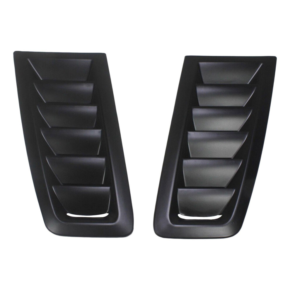 2X Hood Vent Bonnet Air Vent Hood Cover Air Intake Louvers Hoods Vents For Focus Rs Style Car Exterior Parts Decorative 9028731129396