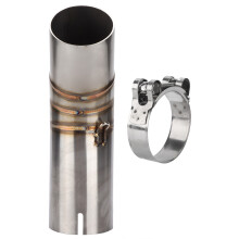 Stainless Steel 60.5mm Exhaust Mid Pipe Fit Ducati 959 Panigale V2