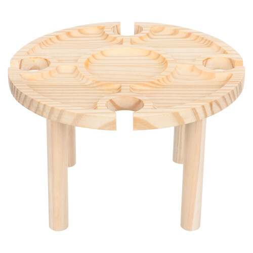 Raindrops Picknickquadrat Holz Esstisch Feuerstelle Camping 1