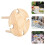 Raindrops Picknickquadrat Holz Esstisch Feuerstelle Camping 5
