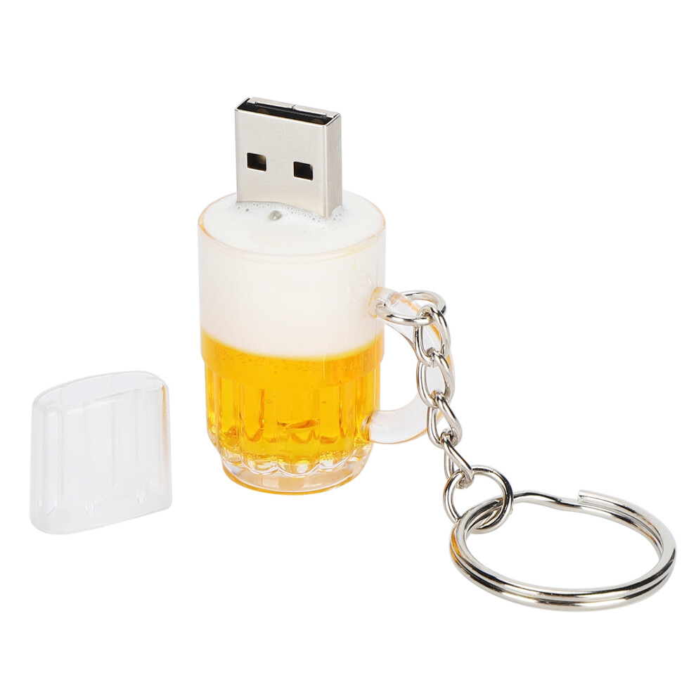 Usb Flash Drive 32Gb Cartoon Beer Mug Portable Storage Stick Durable Usb Data 7681390733674