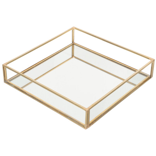 Dekoratives Tablett Schmuck Parfüm Organizer Schminktisch Halter 2