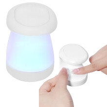 Mini Gel Nail Dryer USB Powered 16W Curing Machine with LED Dual Lights White