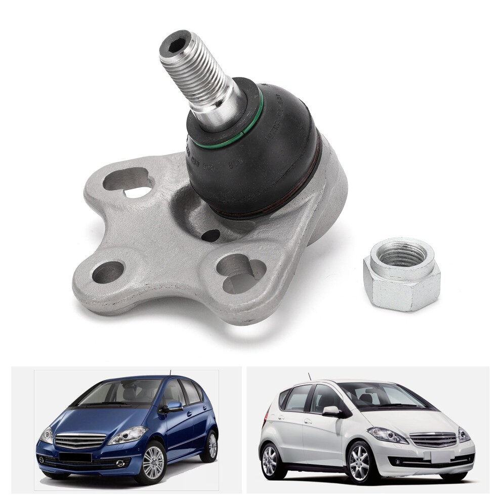 Lower Ball Joint For Mercedes W169 W245 Steel Alloy Rubber Silver/Black 4251390733870