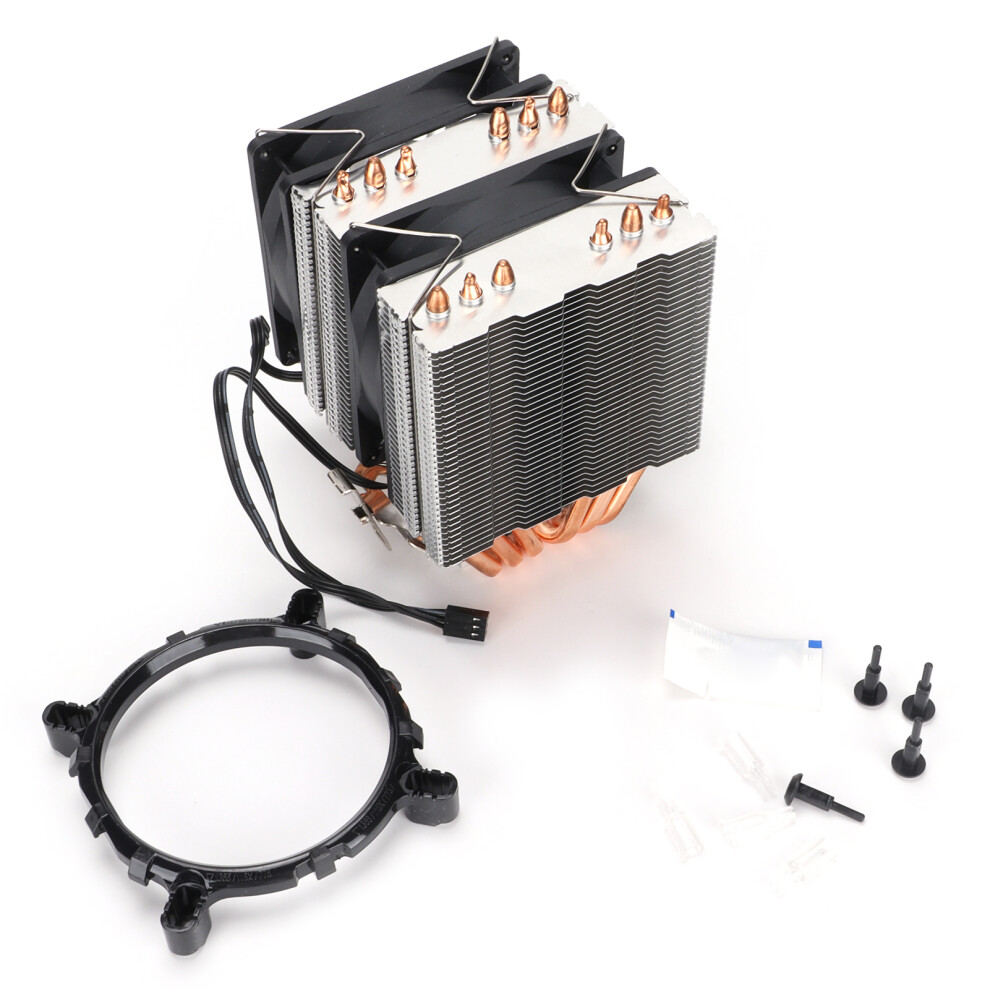Cpu Cooler With 6 Copper Heat Pipes Rgb Silent 22Db 135X115x98mm 9481390733982