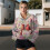 Women's Lightweight Zip-Up Sweatshirt Red 3