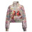 Women's Lightweight Zip-Up Sweatshirt Red 4