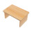 fußstütze hocker holz unter schreibtisch büroaccessoire 6