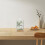 Glazen Kappen Met Bamboe Voet, Micro Landschap Plant Display 5