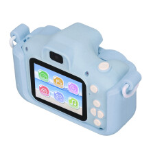 Blaue Kinderkamera 2-Zoll IPS-Display 32 GB 1080p Front/Rückkamera