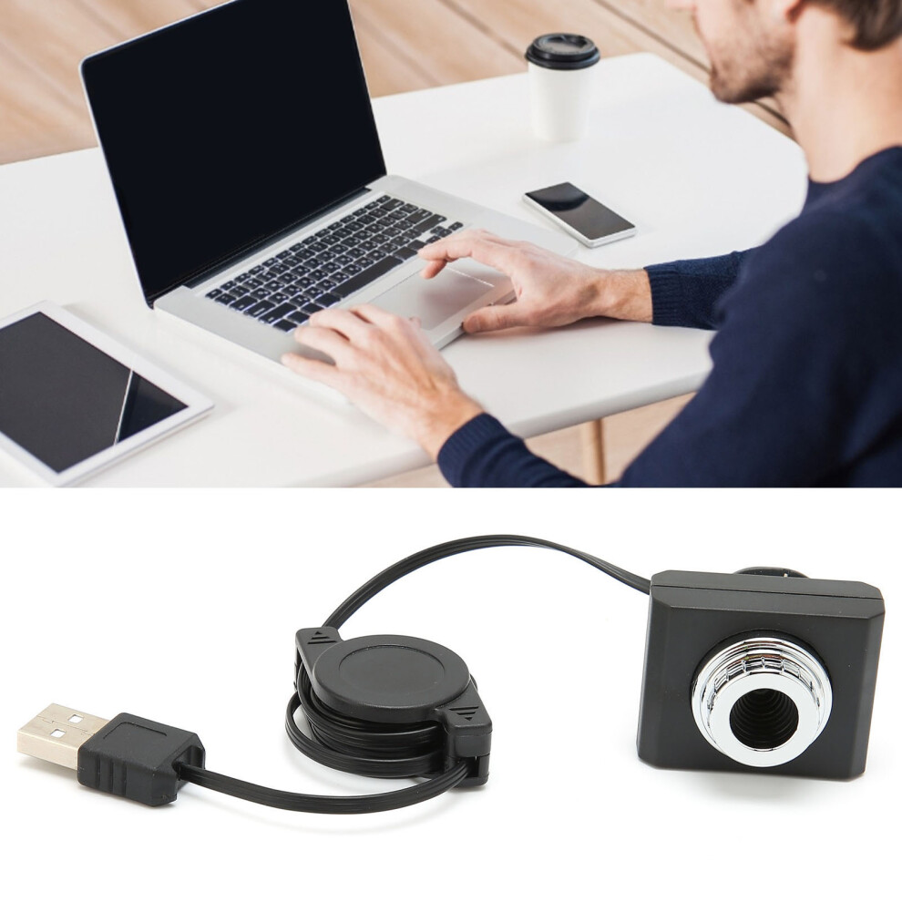 Usb Webcam 480P High-Resolution With Balance For Web Conferences And Chat White 5091390735721