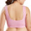 Γυναικείο Αθλητικό Σουτιέν Pure Color Plus Size με Καπάκια, 3 τεμάχια/S-6XL 5