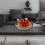 1Pc Green Bamboo Woven Fruit Basket Household Egg Storage Container 5