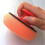 Polishing Sponge with Handle, Microfiber Hand Polishing Sponge1set-orange 4