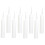 White Plastic Caulking Tubes Refillable 8 Pcs 8