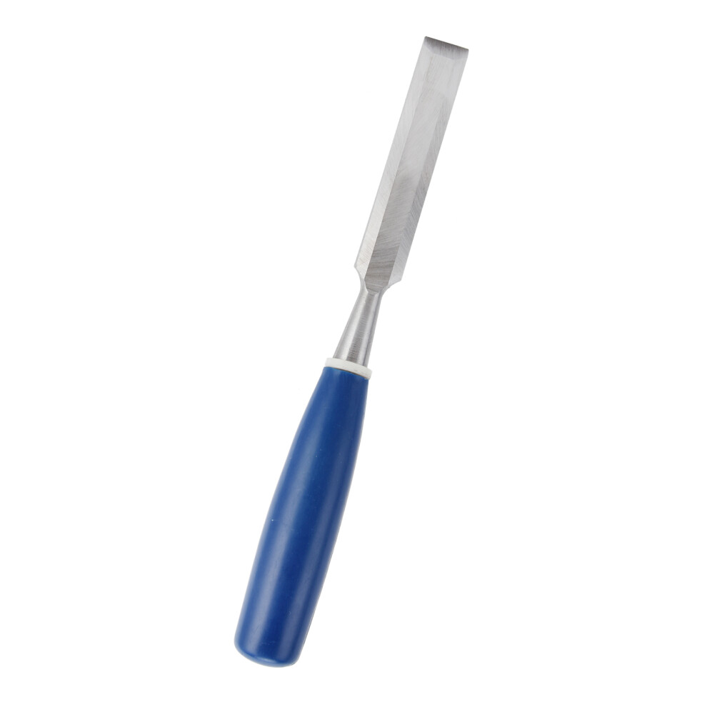 2Pcs Wood Chisels Set, 1In Flat & Slotting, Blue Handle, High Hardness 6911377596321