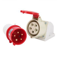 Industrial Plug Socket 380-415V 32A 5Pin Waterproof IP44