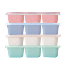 Bento Box Adult Lunch Box 4Pcs,5-Compartment Meal Prep Container for Kids, Reusable Food Storage with Transparent Lid A