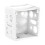 Mini staffe per tende a rullo in plastica bianca, 2,5 cm, 3 pezzi 2