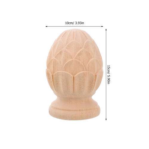 Holzspitzen Pineapple Finials Für Möbel Und Treppen Deko 2