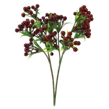 Red Berry Xmas Simulation Plant Fake Christmas Tree 50cm Xmas Home Decor