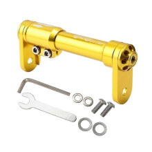 (Golden rod) KINCJON Ultralight Rear Load Rack Rod Aluminum Alloy Extension Telescopic Bar New Hot