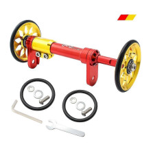 (Red Rod Golden wheel) KINCJON Ultralight Rear Load Rack Rod Aluminum Alloy Extension Telescopic Bar New Hot