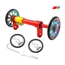 (Red Rod Color Wheel) KINCJON Ultralight Rear Load Rack Rod Aluminum Alloy Extension Telescopic Bar New Hot