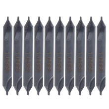 10Pcs Center Drill Bit HSS AType for Die Stainless Steel AllGround Spiral Positioning 1mm