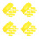 40Pcs Plastic Yellow Beekeeping Cage Reusable Queen Breeding Equipment 4