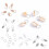 Hair Clip Punk Style Shell Leaf Design 5 or 10 pcs 6