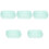 5Pcs Durable Light Green Wicker Woven Baskets Home Storage Organizers 3
