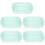 5Pcs Durable Light Green Wicker Woven Baskets Home Storage Organizers 6