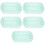 5Pcs Durable Light Green Wicker Woven Baskets Home Storage Organizers 7