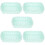 5Pcs Durable Light Green Wicker Woven Baskets Home Storage Organizers 8