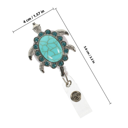 ABS Schildpad Badge Clip, Voor Leraar En Student 1